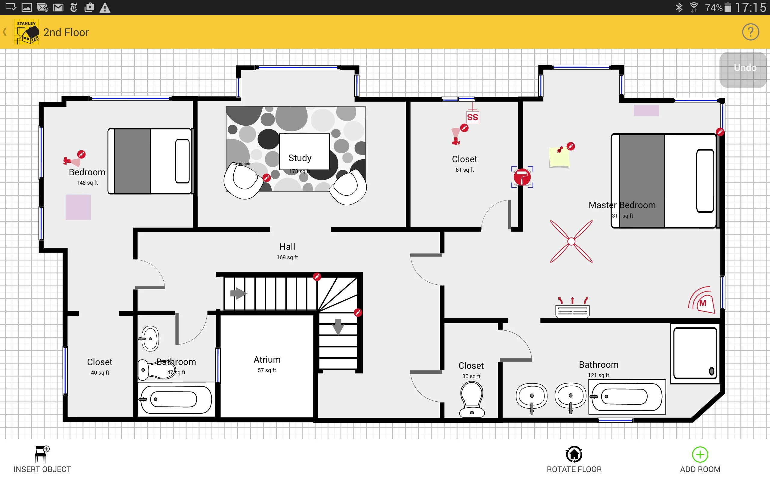 STANLEY Floor Plan screenshot