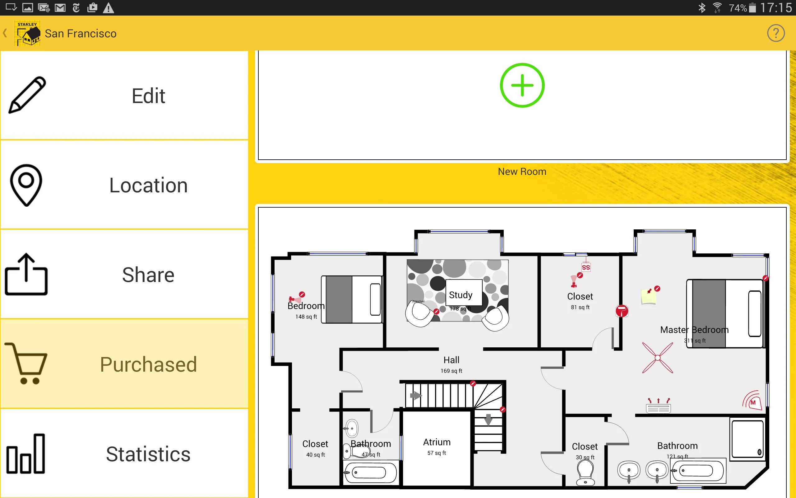 STANLEY Floor Plan screenshot